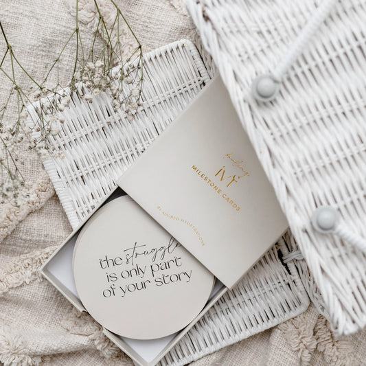 Darling IVF Milestone Cards.