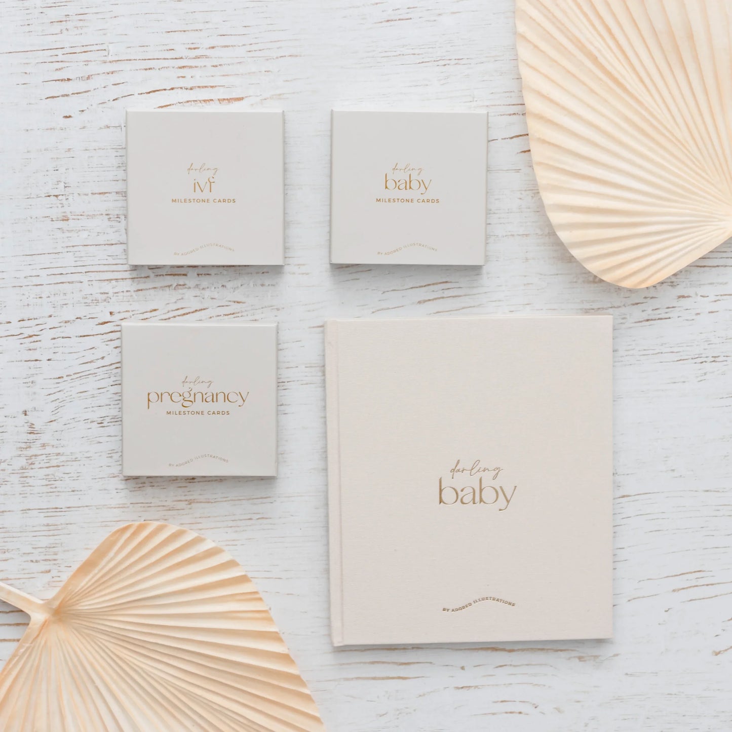 Darling Pregnancy Milestone Cards.