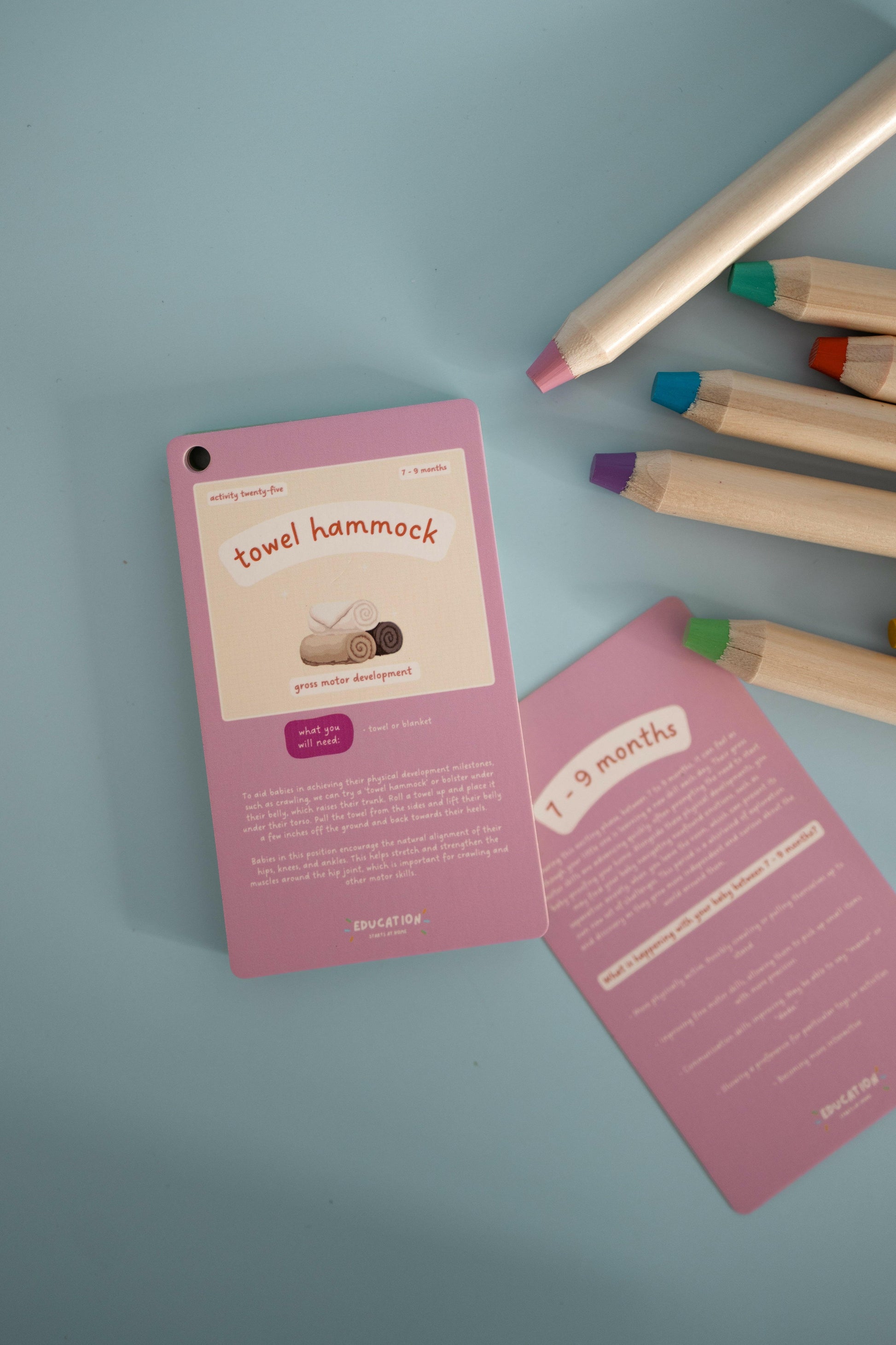 Learn With Me - Baby Activity Cards.