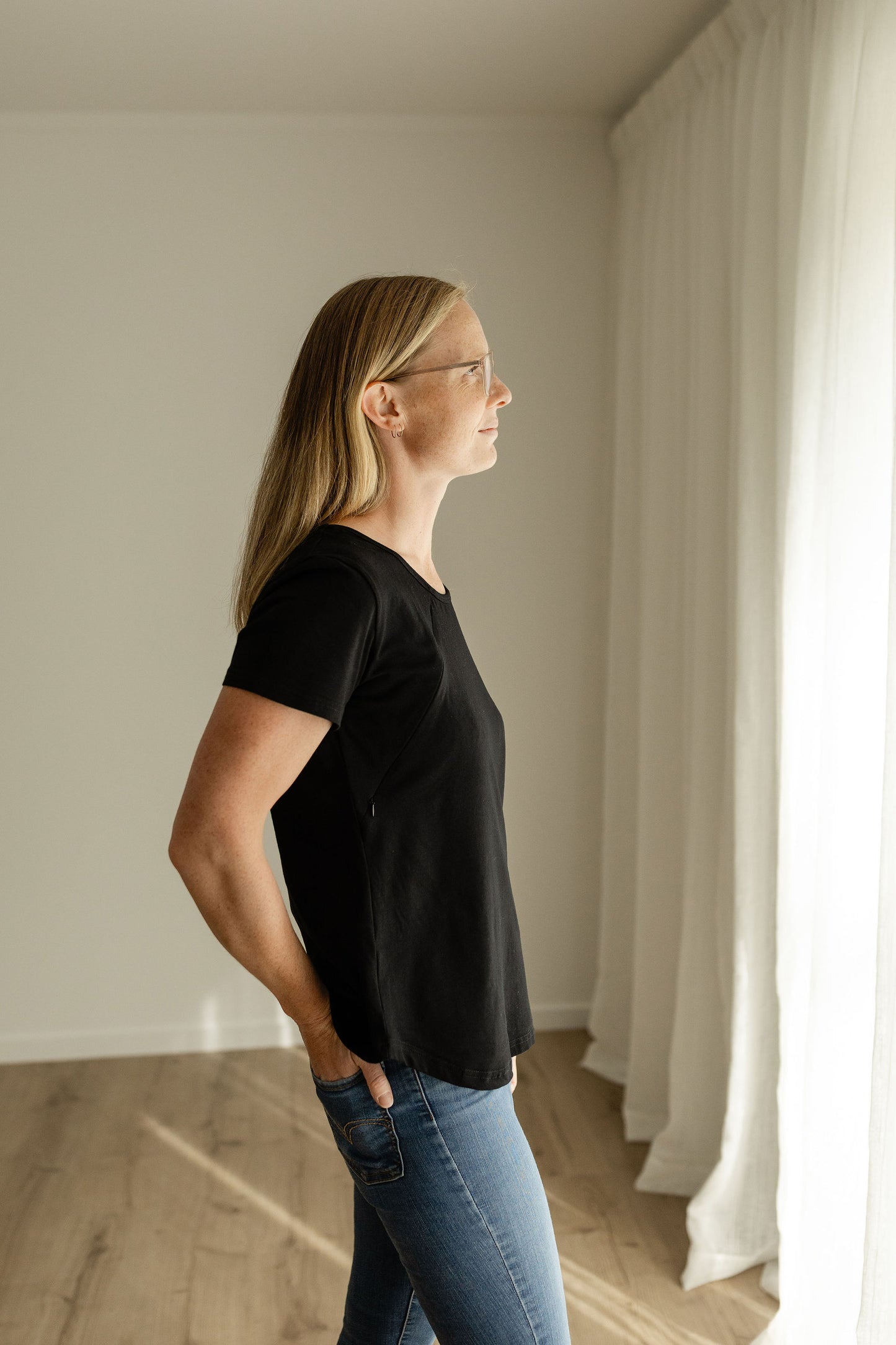 Essentials Side Zip Tee