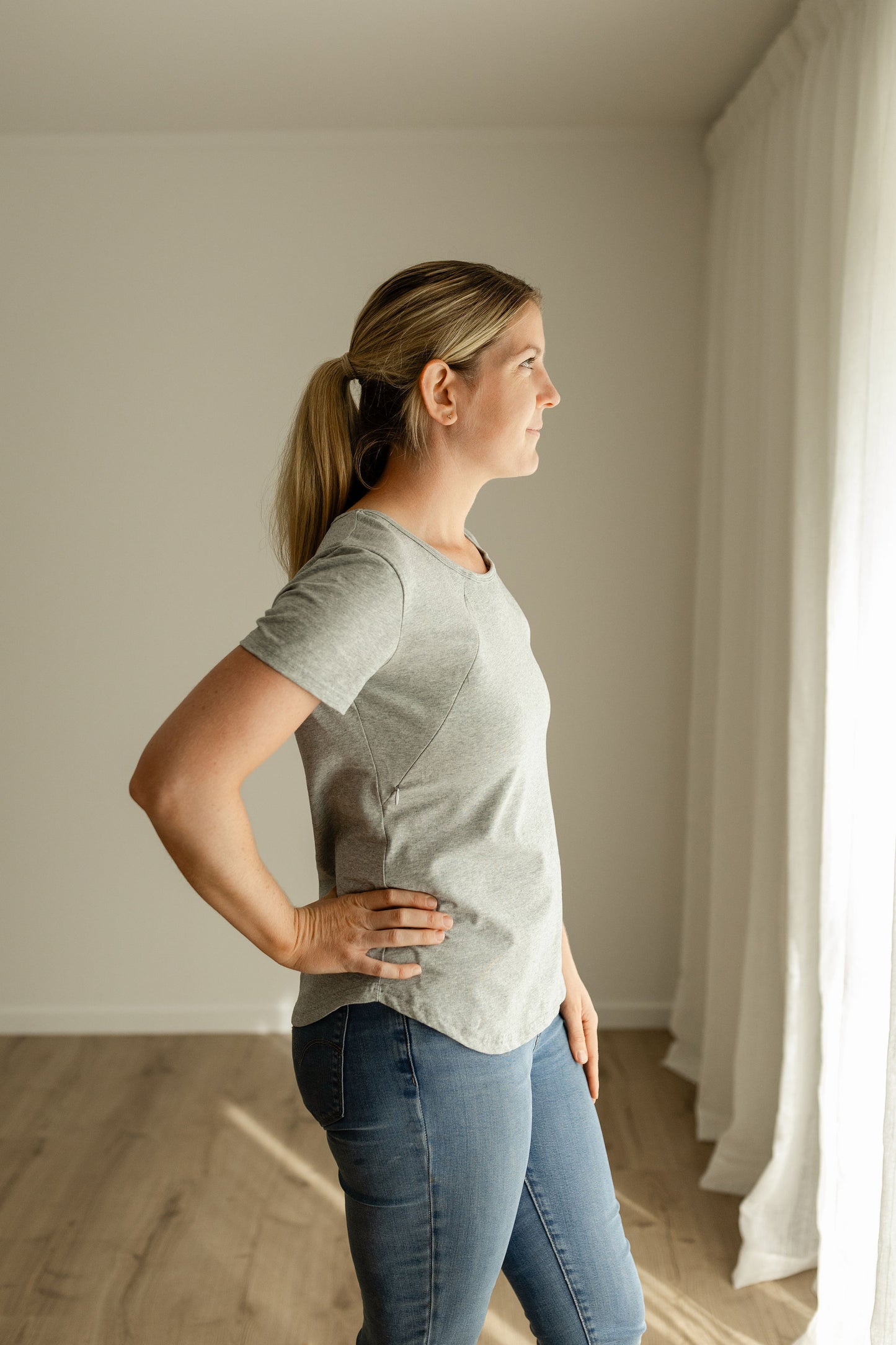 Essentials Side Zip Tee
