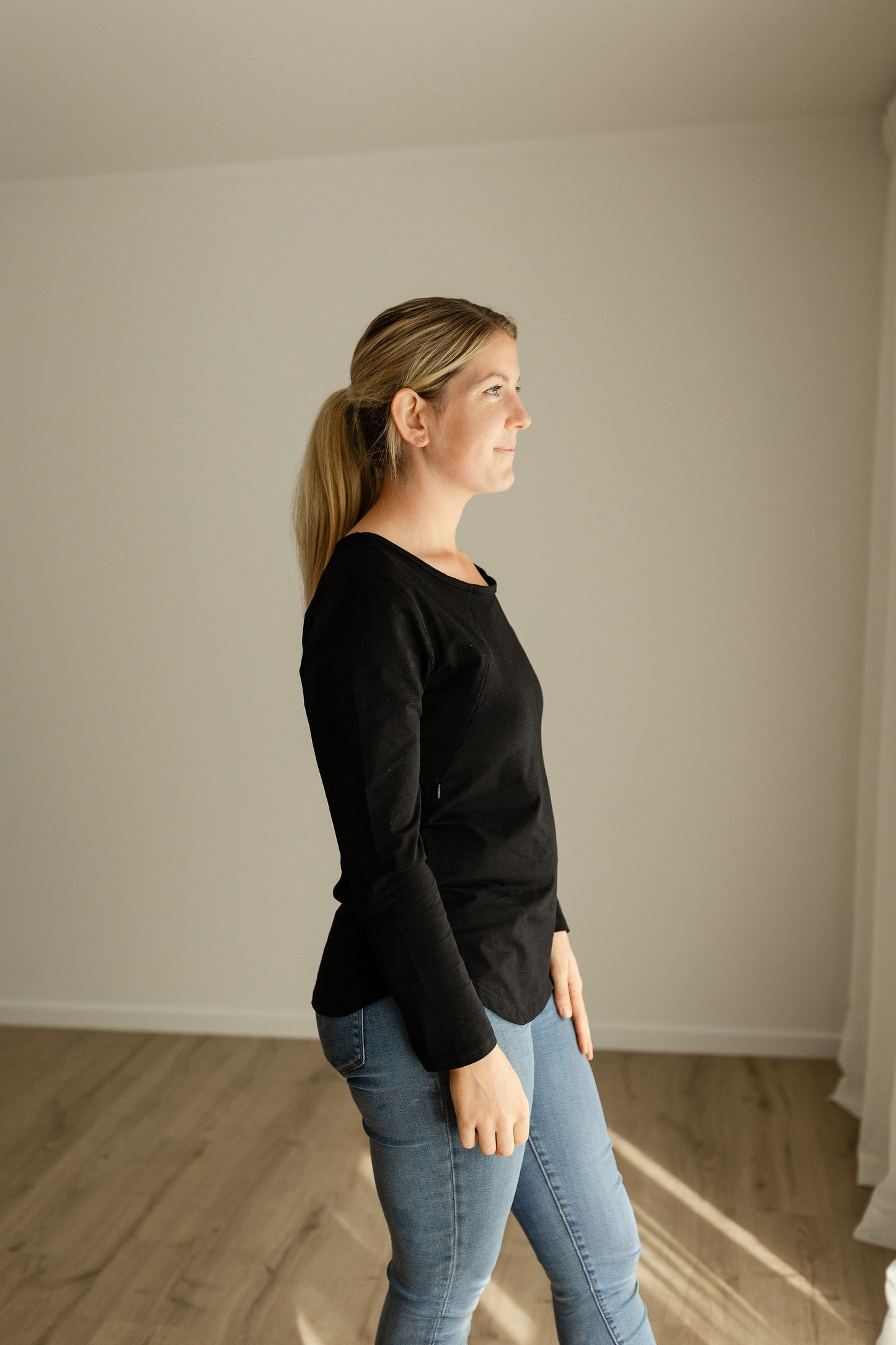 Essentials Long Sleeve Side Zip.