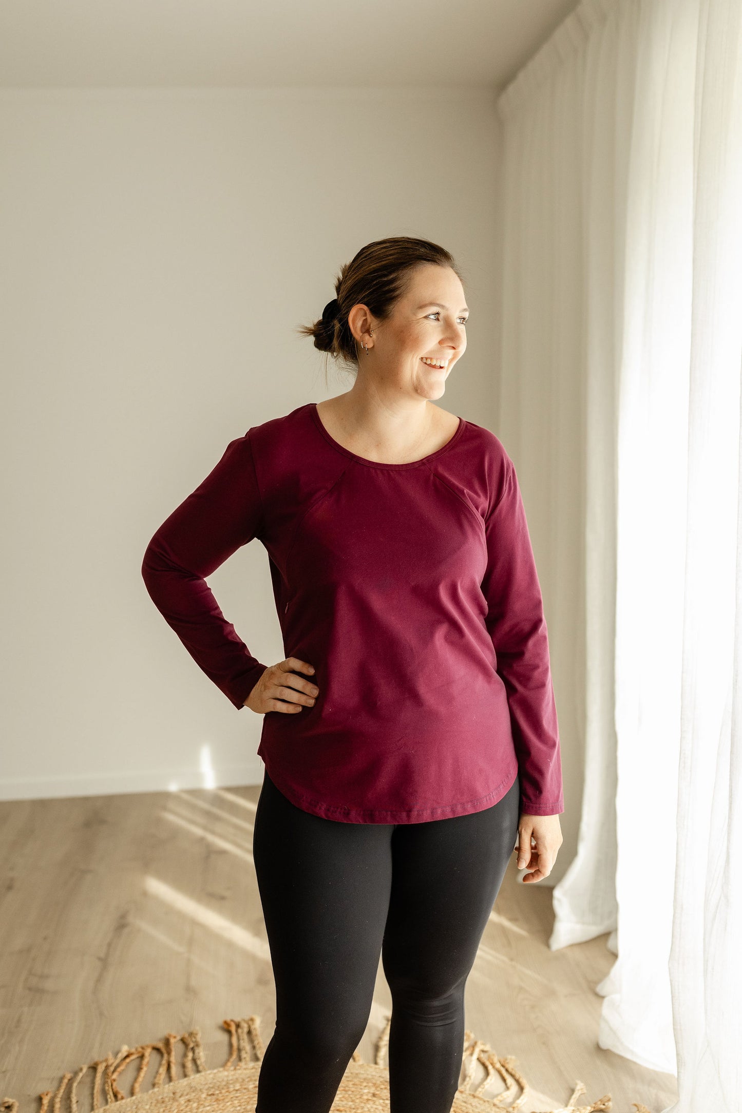 Essentials Long Sleeve Side Zip
