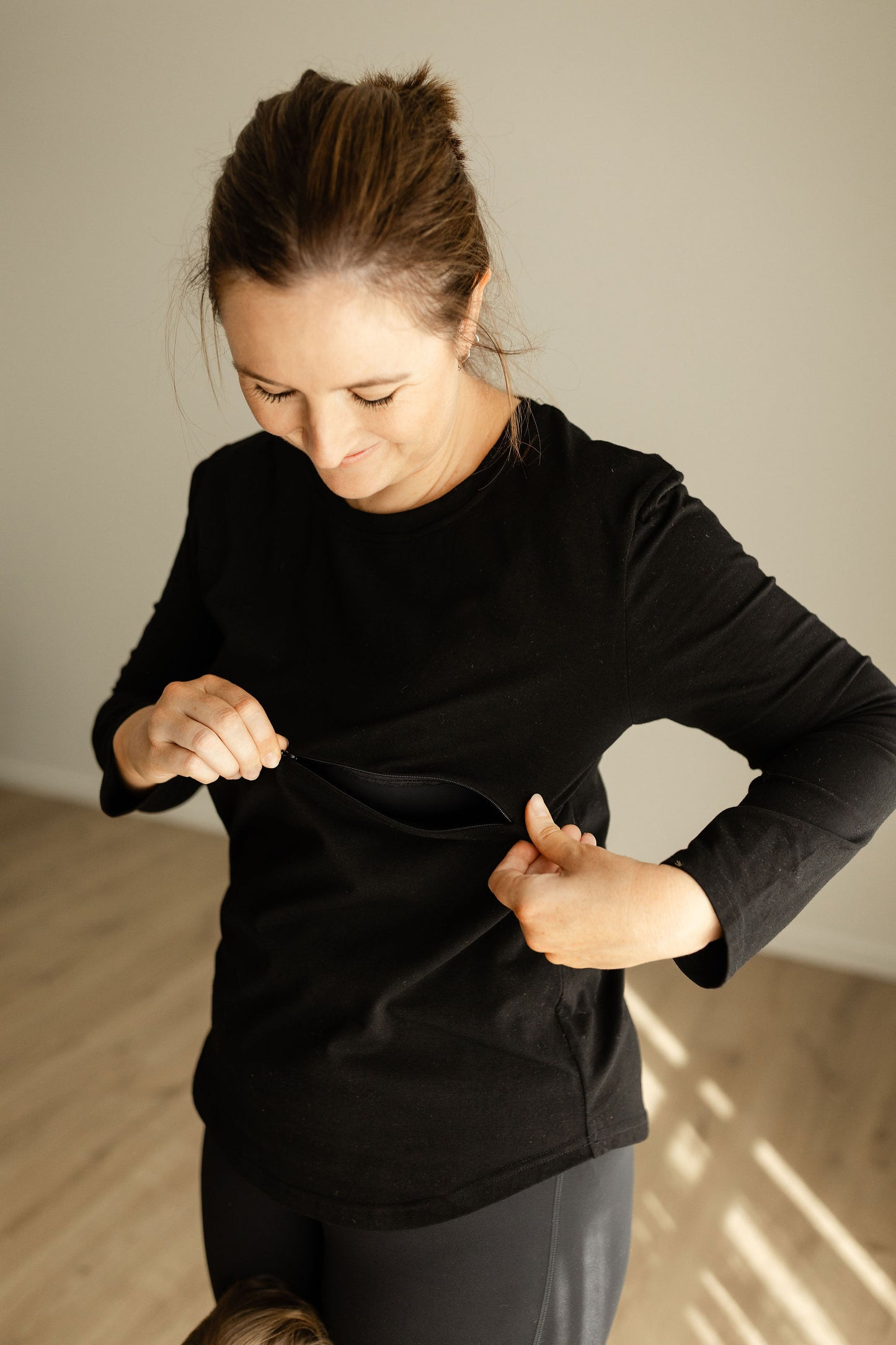 Essentials Front Zip Long Sleeve
