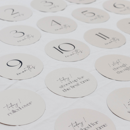 Darling Baby Milestone Cards
