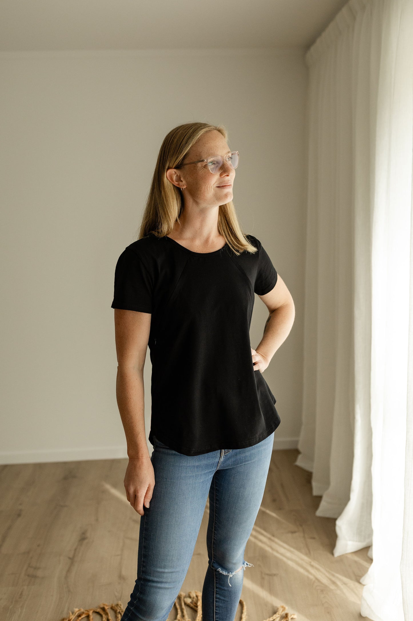 Essentials Side Zip Tee
