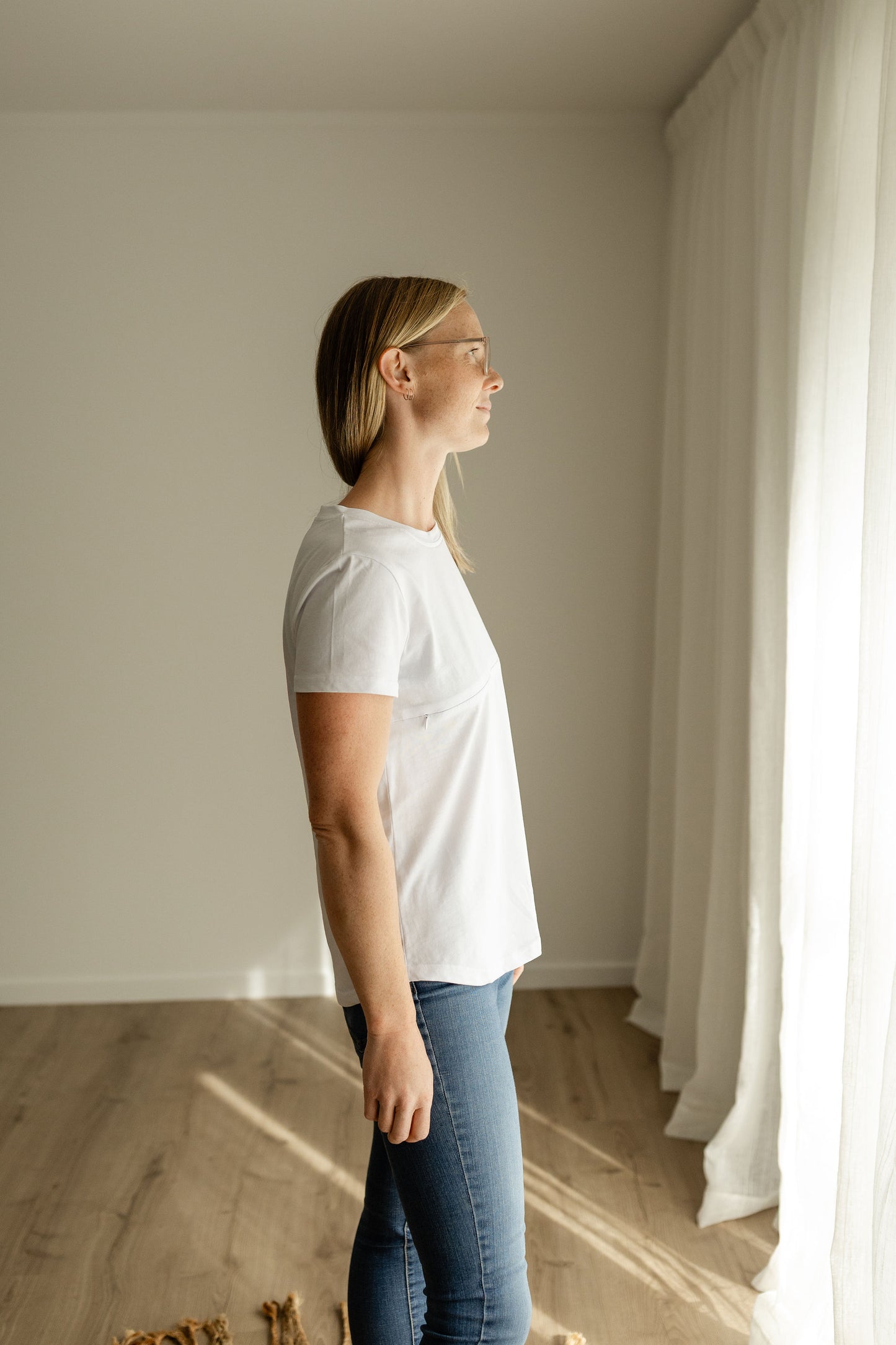 Essentials Front Zip Tee