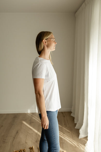 Essentials Front Zip Tee