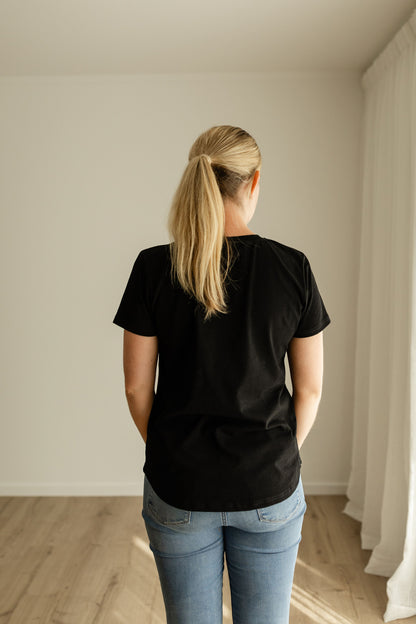 Essentials Front Zip Tee